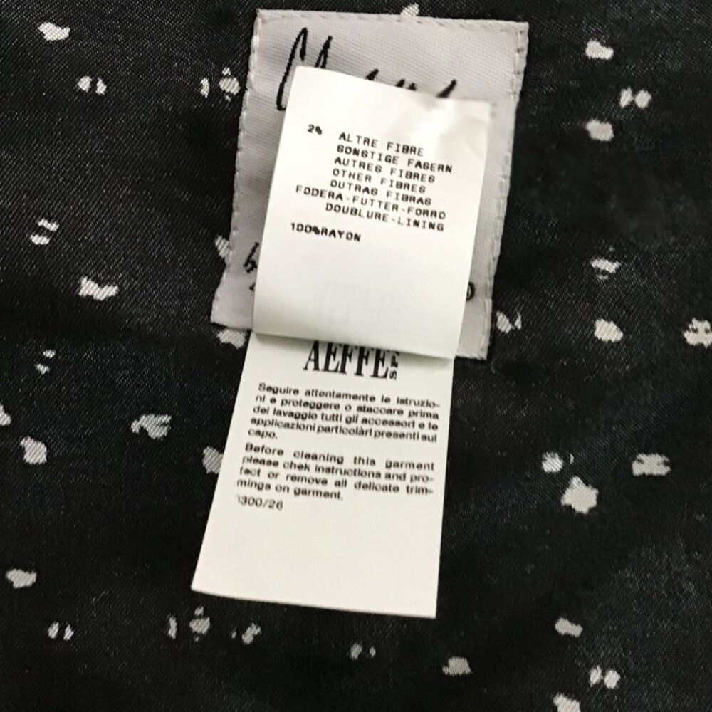 MOSCHINO 1990s Vintage Black & White Salt & Pepper Cashmere Jacket & Mini Skirt - Picture 16 of 16